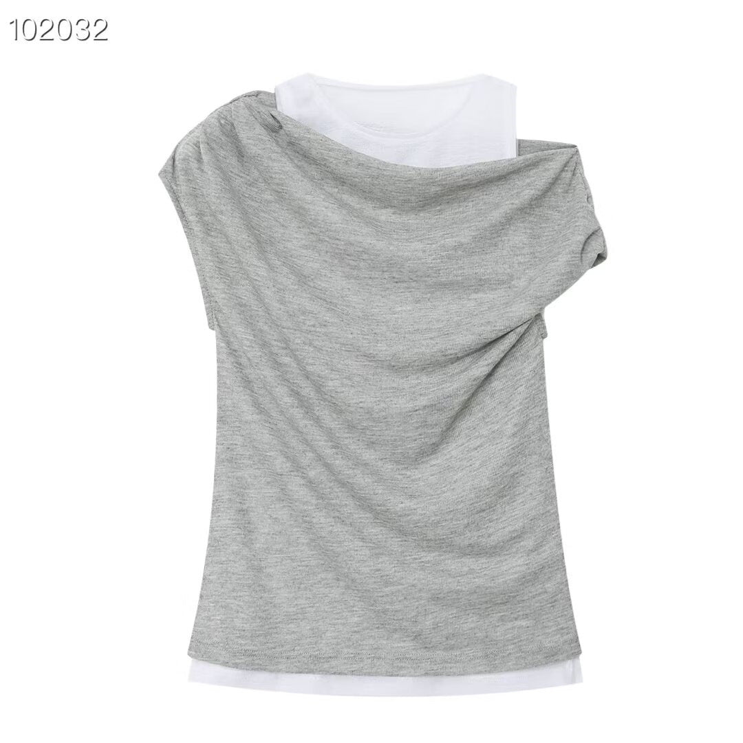 Damen lässiges Sweatshirt mit innovativem Oversize-Schnitt und trendigen Drapierungen Echo Archiv