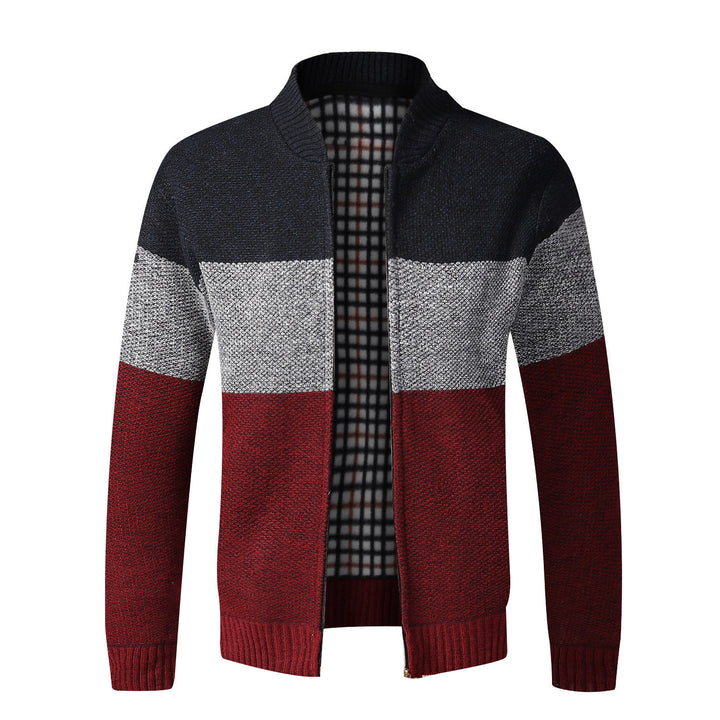 Herren sportlicher Strickcardigan mit modernem Design Echoarchiv