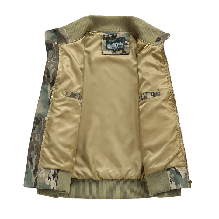Herren Cargobomberjacke mit praktischen Taschen und hoher Kragen Echoarchiv