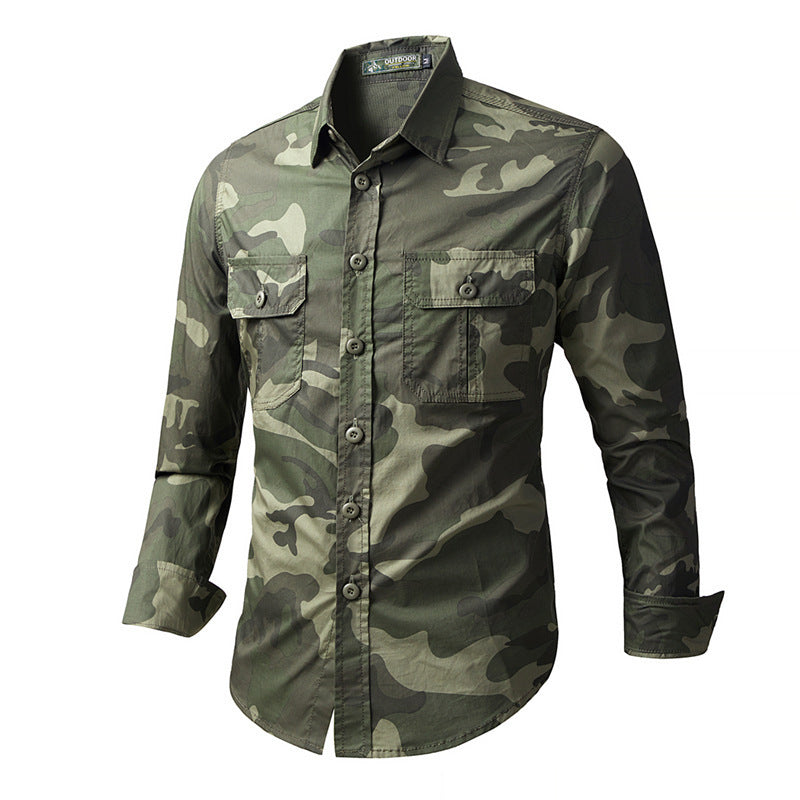 Herren Feldjacke im Camouflage-Stil Echo Archiv