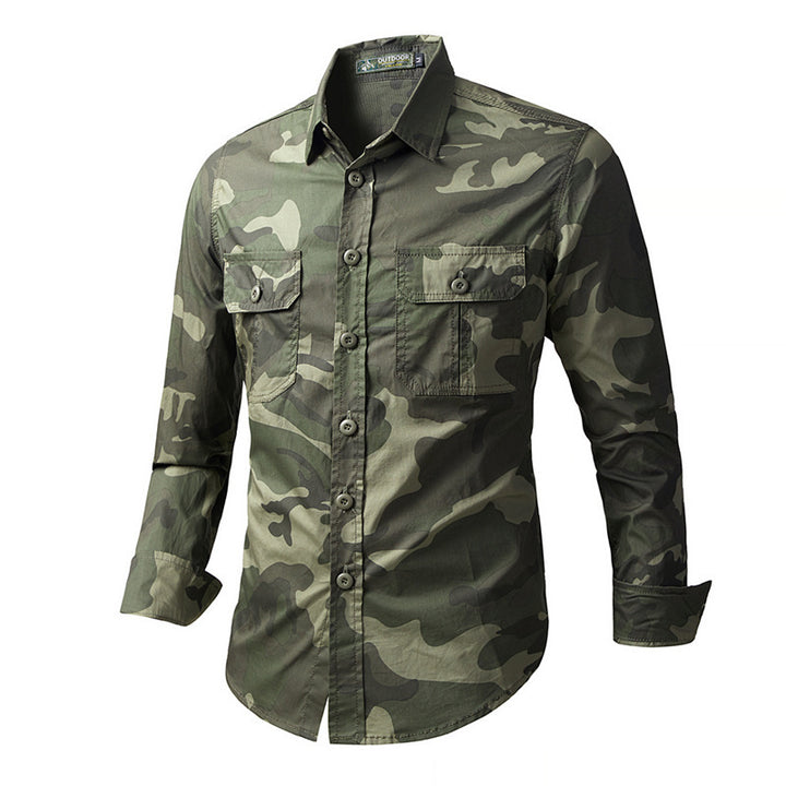 Herren Feldjacke im Camouflage-Stil Echo Archiv