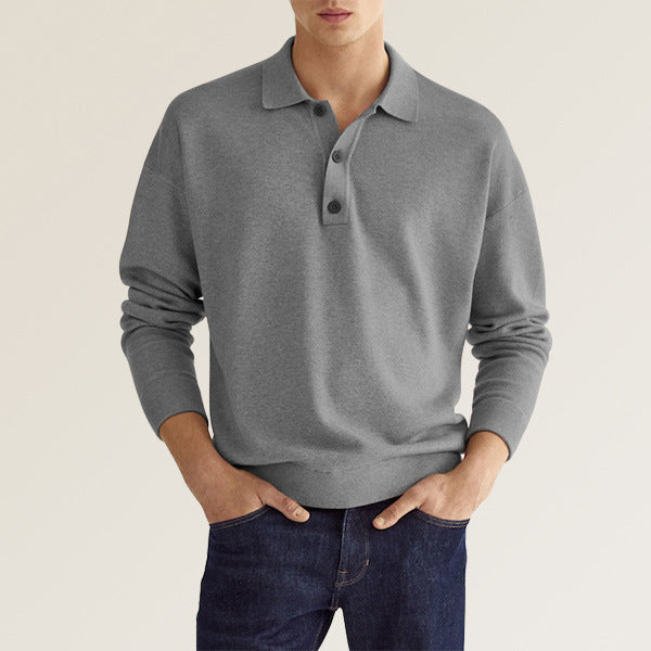 Herren eleganter Poloshirt mit modischem Schnitt Echoarchiv