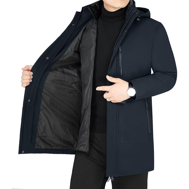 Mann Winterjacke Wasserdicht mit Kapuze Echoarchiv