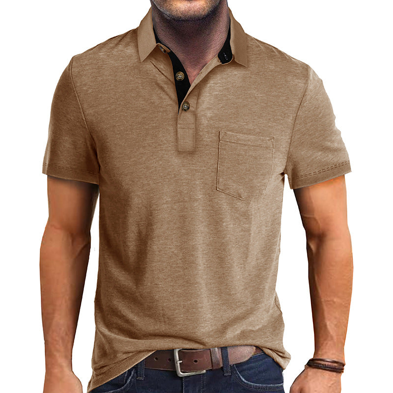 Herren Polo-Shirt mit modernen Designelementen Echoarchiv