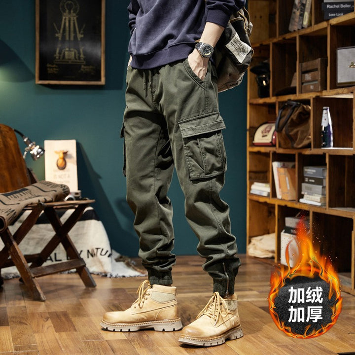 Herren Cargo-Joggerhose mit elastischem Bund, mehreren Utility-Taschen und gerippten Abschlüssen Echo Archiv