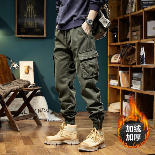 Herren Cargo-Joggerhose mit elastischem Bund, mehreren Utility-Taschen und gerippten Abschlüssen Echo Archiv