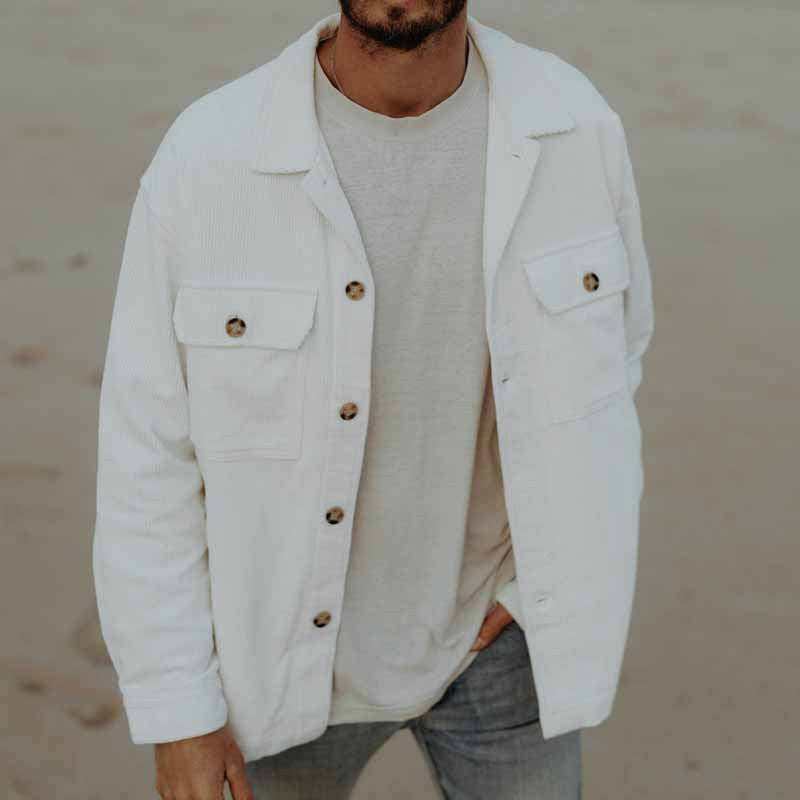 Herren cordjacke mit praktischen Brusttaschen Echoarchiv