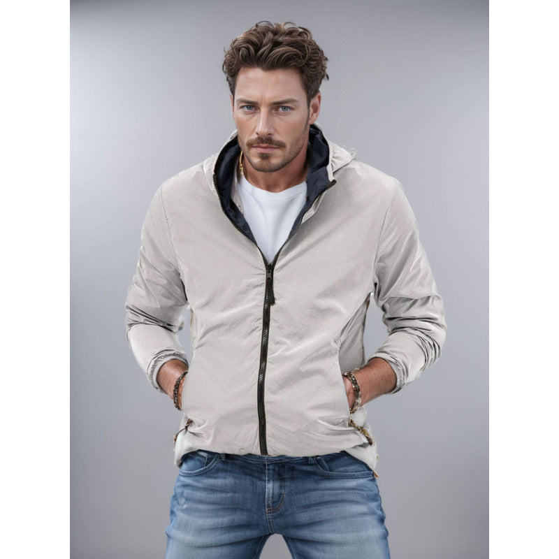 Herren leichte und winddichte Jacke Echoarchiv