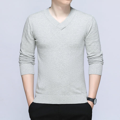 Herren Eleganter V-Ausschnitt Pullover Echo Archive