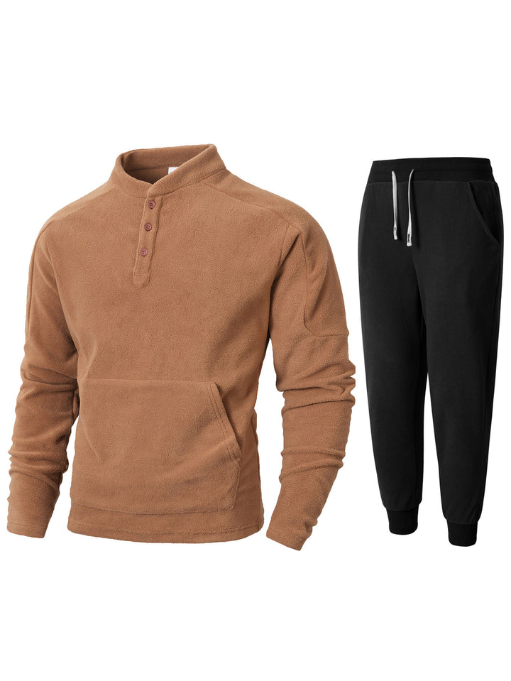 Herren Fleece Freizeitanzug Echoarchiv