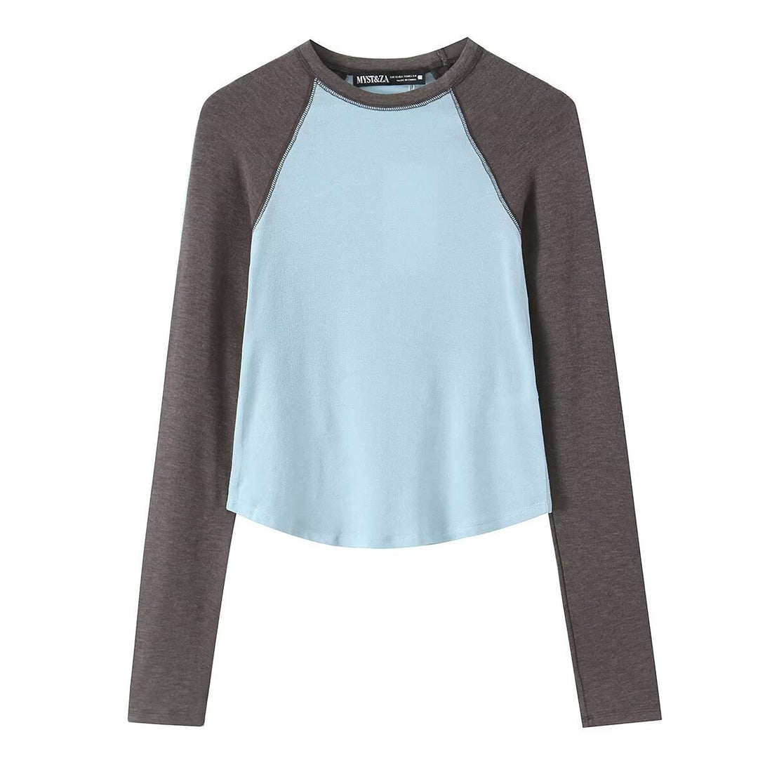 Damen Langarm-Raglanshirt aus weichem Jersey mit leicht tailliertem Schnitt Echoarchiv