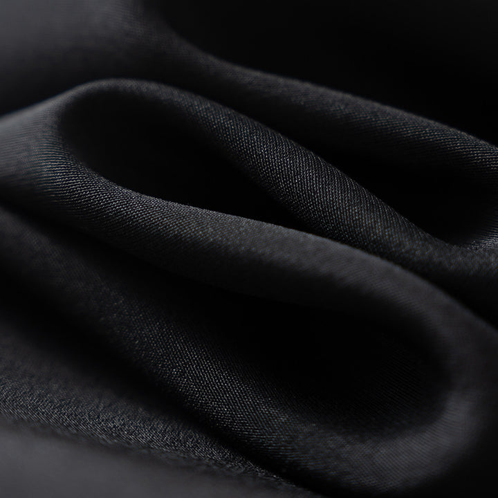 Damen Weite Satin-Hose mit Elastikbund und fließender Palazzo-Silhouette Echoarchiv
