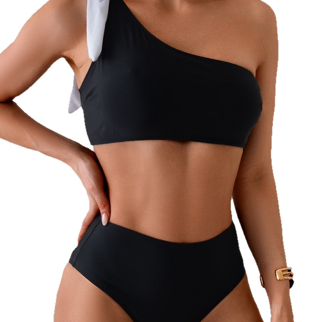 Damen Einseitiger Bikini mit dekorativer Schleife Echo Archiv