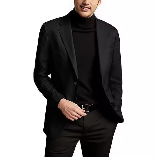 Herren eleganter Sakko mit Echoarchivrnem Schnitt und maßgeschneiderter Passform Echoarchiv