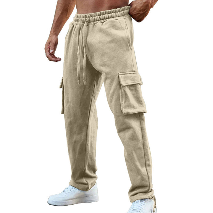 Herren lässige Cargo-Jogginghose mit elastischem Bund und praktischen Seitentaschen Echoarchiv