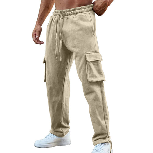 Herren lässige Cargo-Jogginghose mit elastischem Bund und praktischen Seitentaschen Echoarchiv
