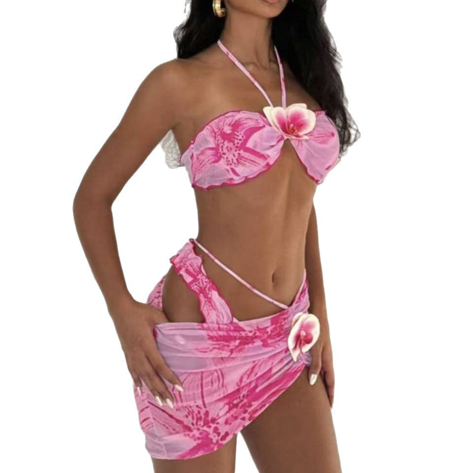 Damen Bikini-Set mit floralem Wickelrock Echo Archiv