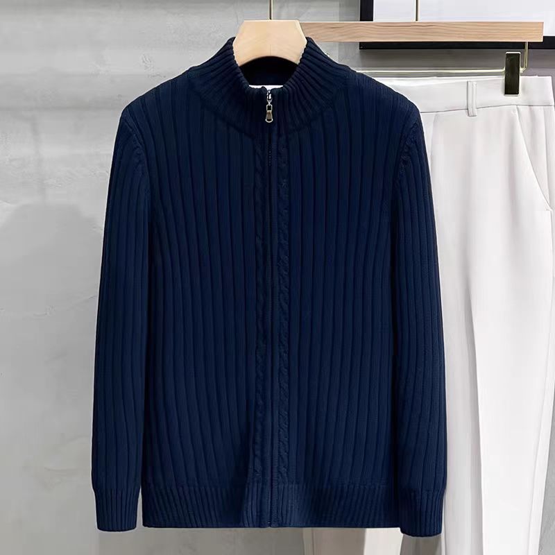 Stylischer Herren-Ripppullover mit hohem Kragen Echo Archive
