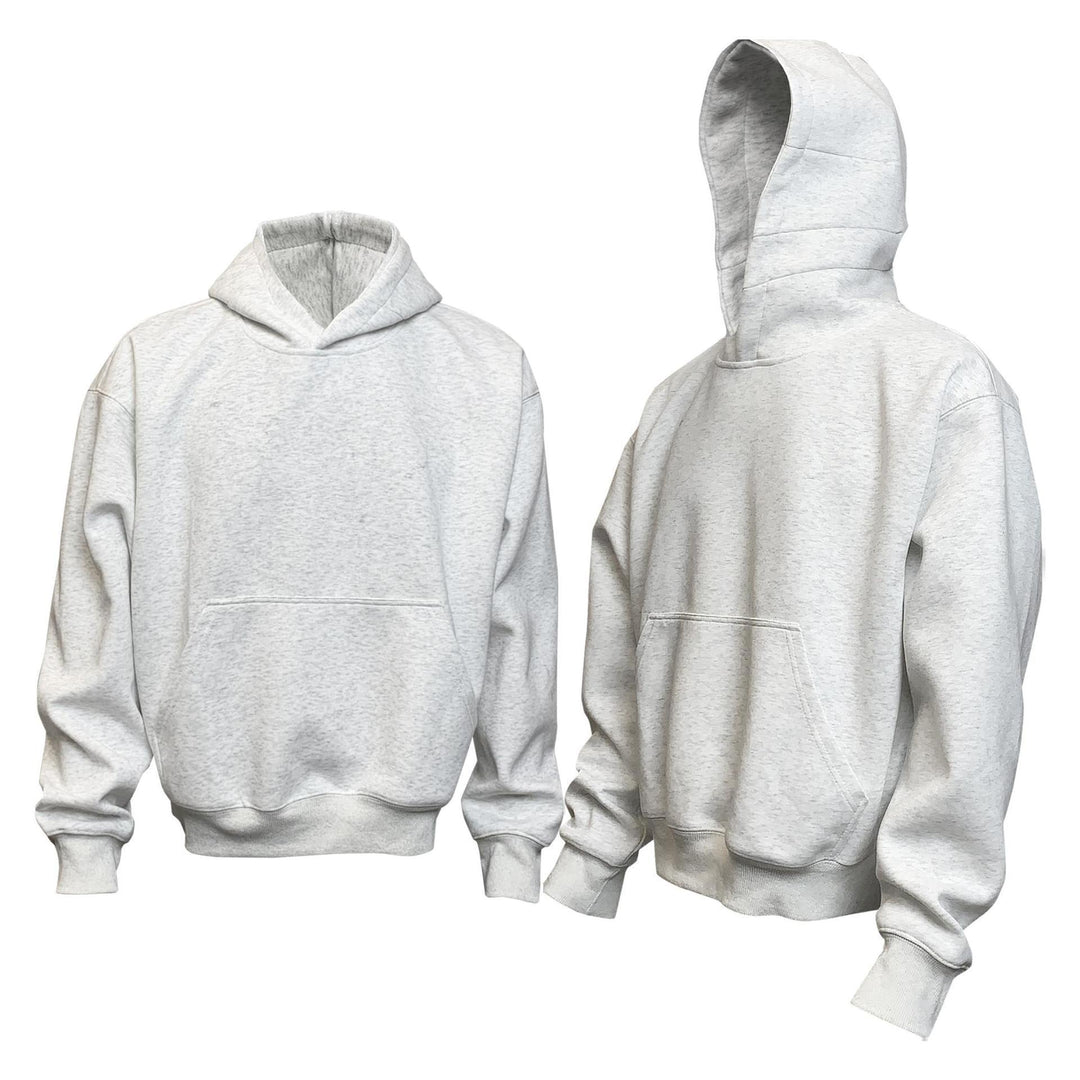 Unisex weicher Heavyweight-Oversize-Kapuzenpullover mit dreiteiliger Kapuze und verstärkter Kängurutasche Echo Archiv