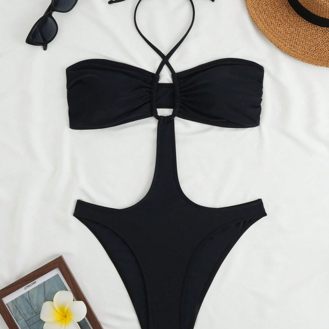 Damen Badeanzug mit verführerischem Cut-Out Design Echo Archiv
