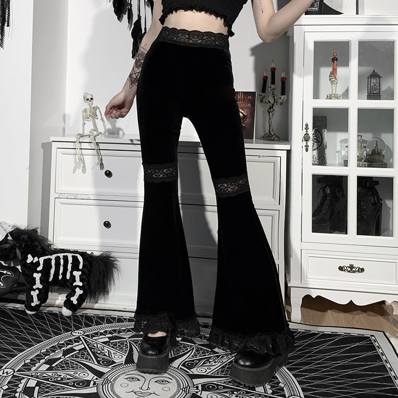 Damen figurbetonte Bluse mit Rüschendetails und Schnürung Echo Archiv