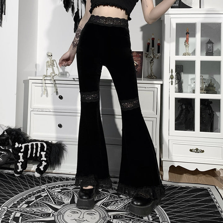 Damen figurbetonte Bluse mit Rüschendetails und Schnürung Echo Archiv