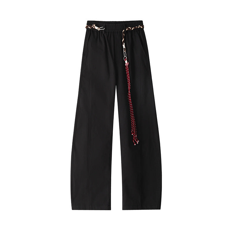 Herren Weit geschnittene Bundfaltenhose im Streetwear-Look mit extra weitem Bein – Sorevano