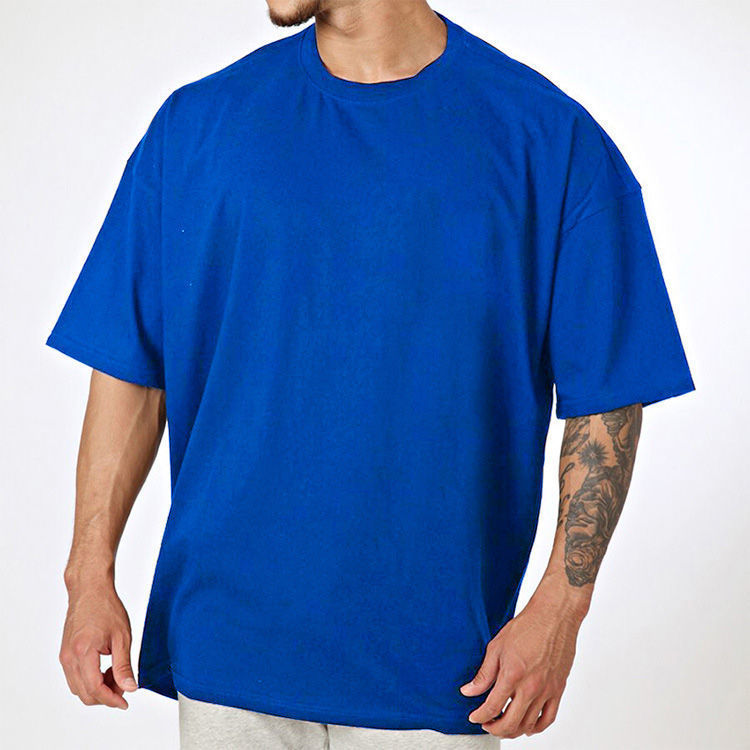 Herren Oversized T-Shirt aus hochwertigem Baumwollmix mit Rundhalsausschnitt Echoarchiv