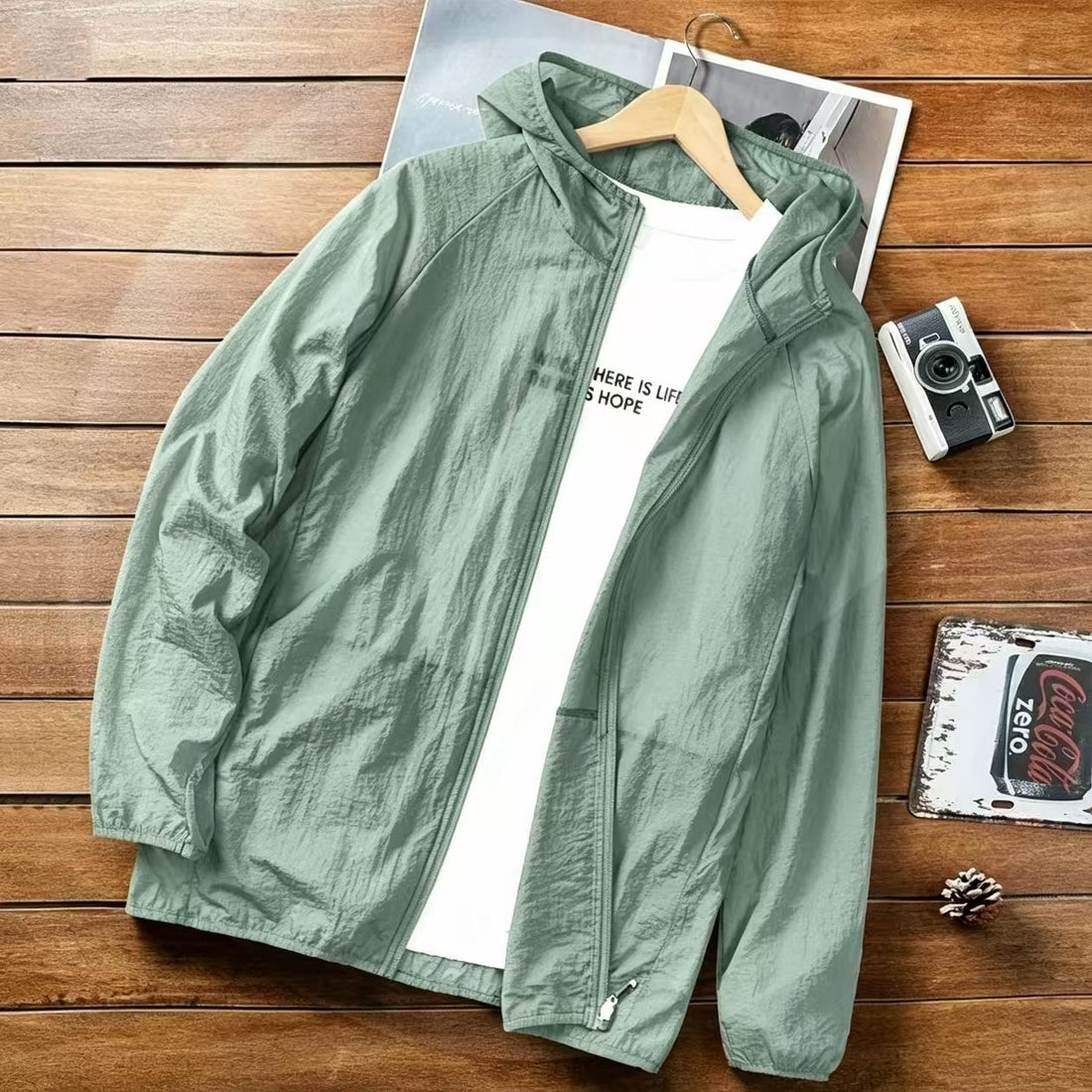Herren Leichte Outdoor-Jacke mit praktischen Taschen – Taviero
