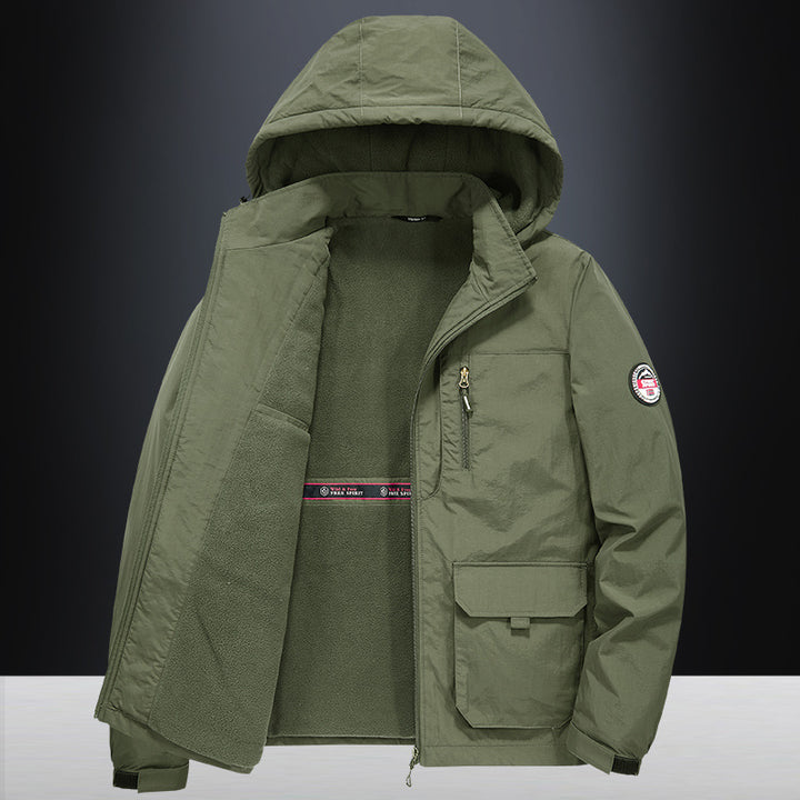 Herren Technische Übergangsjacke mit Fleece-Innenfutter Echo Archiv