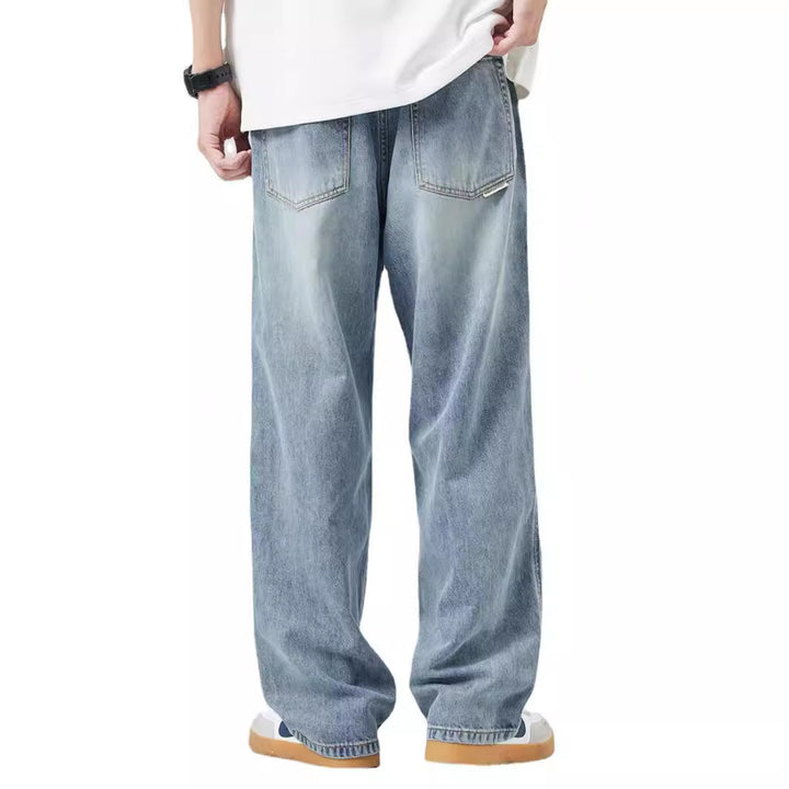 Herren Weitgeschnittene Jeans mit hohem Bund Echo Archiv
