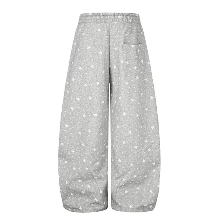 Damen Weite Palazzo-Loungehose mit Komfortbund, Tunnelzug und verstellbarem Saum Echoarchiv