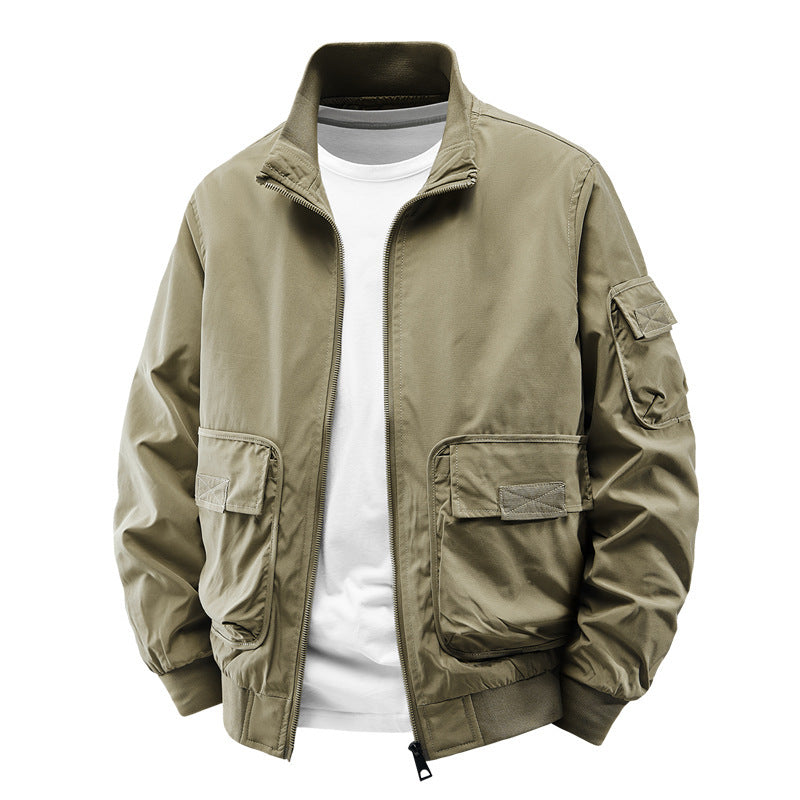 Herren praktische Bomberjacke mit Taschen Echo Archiv