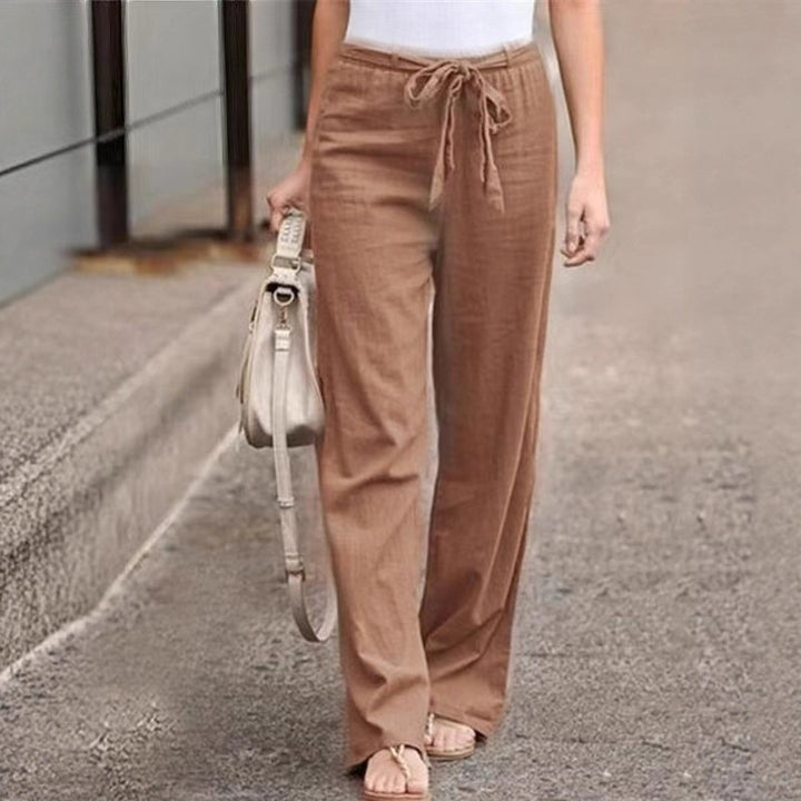 Damen Bequeme und elegante Leinenhose Echo Archiv
