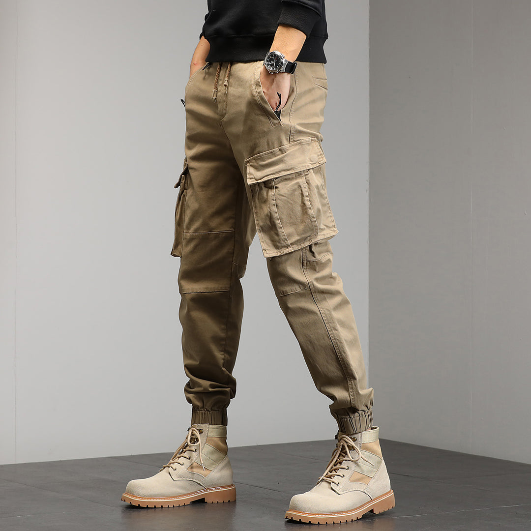 Herren Utility-Joggerhose mit sculpted Kniepaneelen, verstärkten Cargotaschen und elastischem Komfortbund Echo Archiv