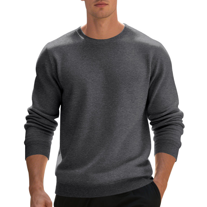 Herren lässiger Sweatpullover mit Rundhals-Ausschnitt und bequemen Bündchen Echoarchiv