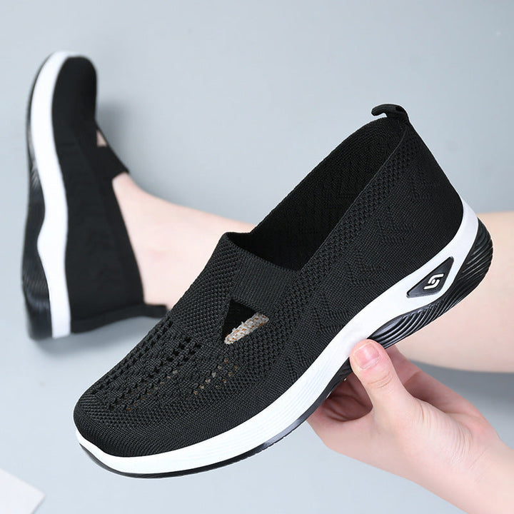 Damen Atmungsaktive Slip-On Sneakers mit elastischem Design Echo Archiv