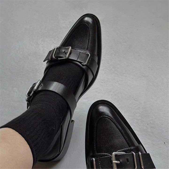 Damen Schnallen‑Monkstrap Slipper mit niedrigem Blockabsatz Echo Archiv