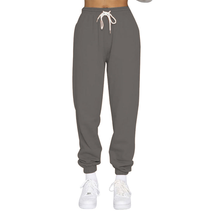 Damen Komfortable Jogginghose mit verstellbarem Bund und elastischen Bündchen Echoarchiv