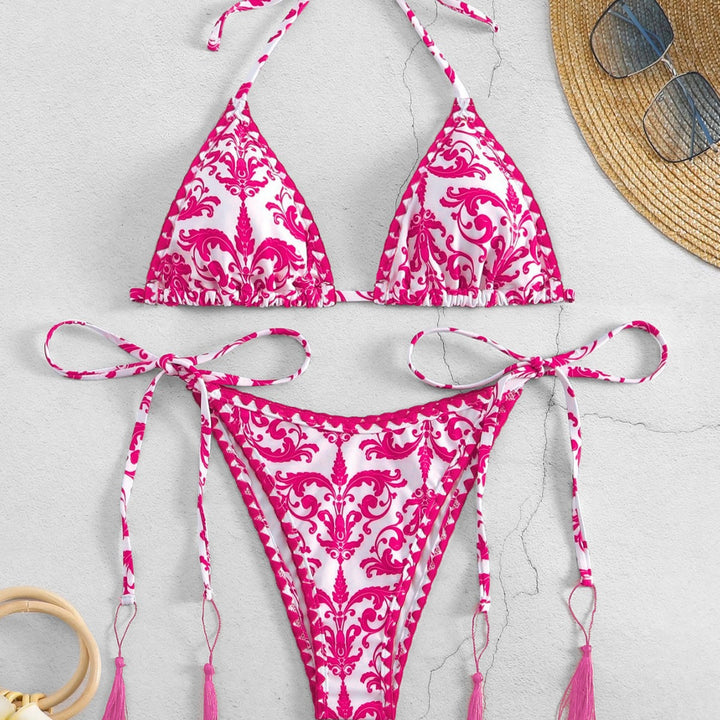 Damen Bikiniunterteil mit eleganten Quastendetails Echo Archiv