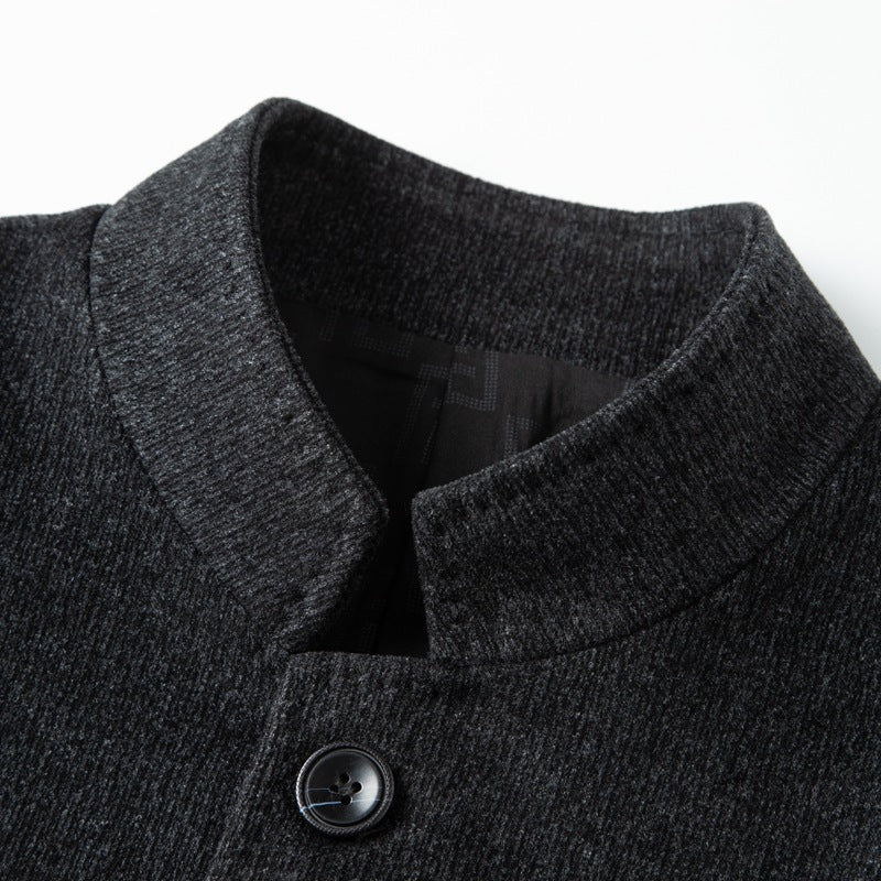 Herren Modische Wolljacke Echo Archiv