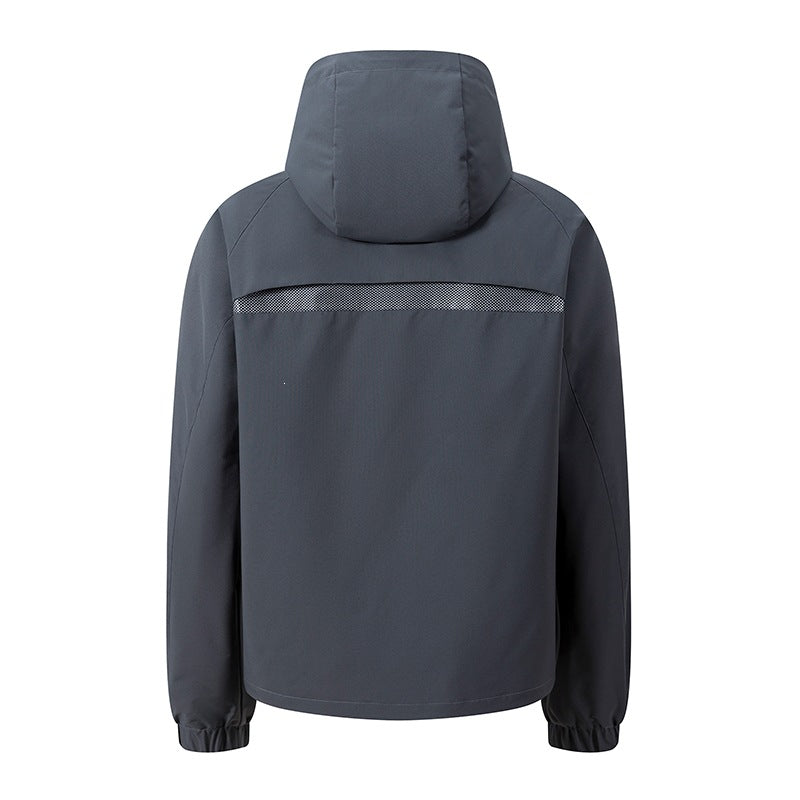 Herren Atmungsaktive Sportjacke mit Kapuze Echo Archiv