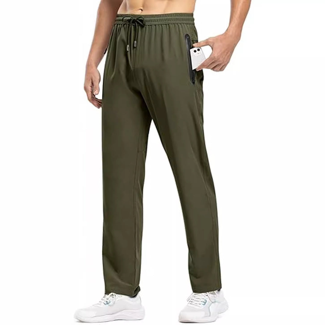 Herren Sportliche Freizeit-Hose mit seitlichen Reißverschlusstaschen Echoarchiv