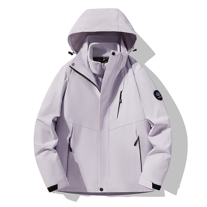 Herren Dreifach kombinierbare Funktionsjacke mit abnehmbarer Steppweste Echoarchiv