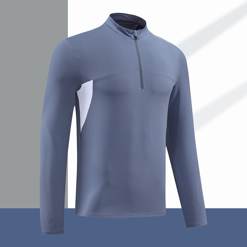 Herren Funktions-Thermoshirt mit Stehkragen und Reißverschluss Echoarchiv
