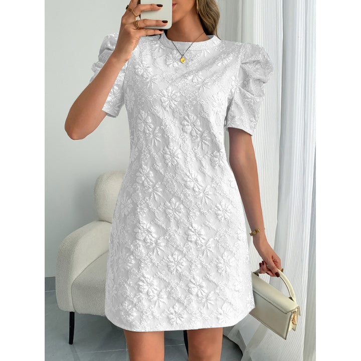 Damen Puffärmel Kleid mit floralem Muster Echo Archiv