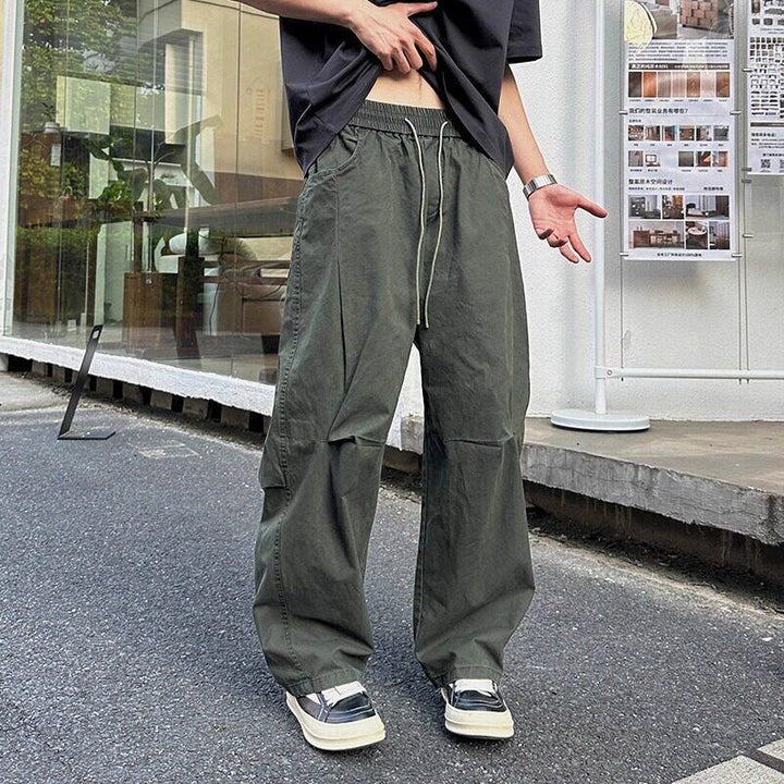 Herren Bequeme Cargohose mit weiten Beinen Echoarchiv