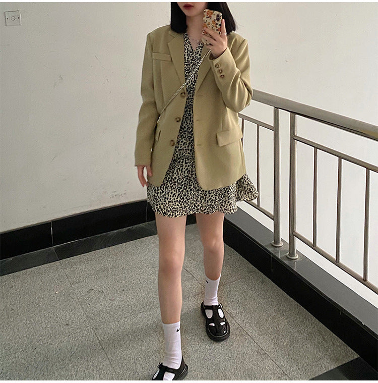 Damen Modischer Oversized Blazer Echoarchiv