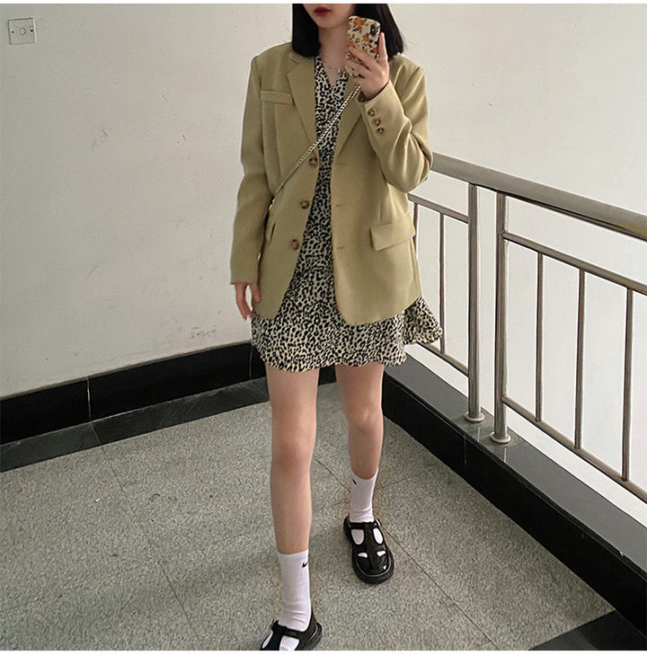 Damen Modischer Oversized Blazer Echoarchiv