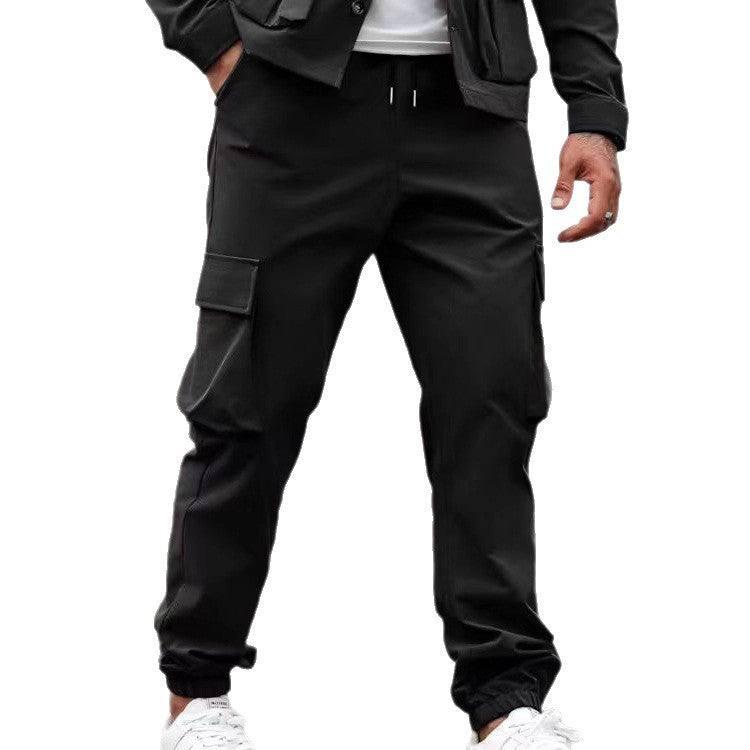 Herren Cargo-Hose mit elastischem Bund und mehreren Taschen Echoarchiv